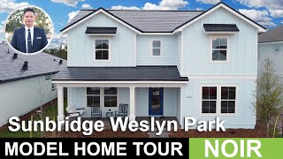 Sunbridge Florida Weslyn Park Model Home Tour  Pulte Noir Model Home  Tesla Solar Move to Orlando [upl. by Anisamoht]