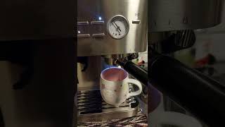 Testing my new Kitchenaid SEMI AUTOMATIC ESPRESSO WITH BURR GRINDER KES6551 coffee complimentary [upl. by Odrareg409]