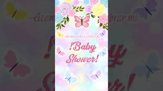 Video Invitación Baby Shower Mariposas MUESTRA [upl. by Ensign]