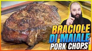 Braciola di Maiale alla Griglia da 4 dita  Pork Chop  Grigliare Duro [upl. by Hernando]