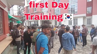 first Dinko training🇰🇷 [upl. by Lsiel]