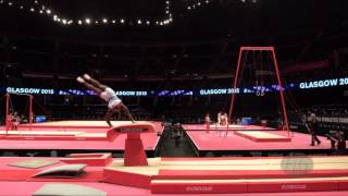 LARDUET Manrique CUB  2015 Artistic Worlds  Qualifications Vault 1 [upl. by Luce]