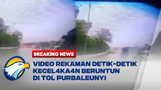 BREAKING NEWS  Detikdetik Kecel4ka4n Beruntun di Tol Purbaleunyi [upl. by Kcid]