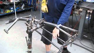 Building a recumbent tricycle frame part 2 [upl. by Abdulla961]