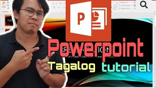 Part 1 Tutorial Basic and easy Powerpoint presentation l Tagalog l Paano gamitin ang Powerpoint [upl. by Campball]