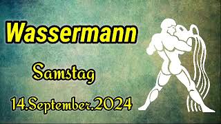 horoskop wassermann Samstag 14 September 2024 [upl. by Emoraj520]