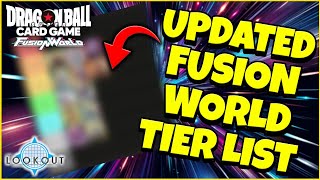 DBSCG FUSION WORLD UPDATED TIER LIST [upl. by Nauqal55]