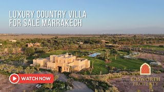 Luxury Country Villa For Sale Marrakech [upl. by Wildon928]