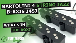 Bartolini baxis J45J LS 5 String Jazz Bass® Pickup Set What’s In The Box A CloseUp Look [upl. by Oinoitna]