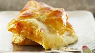 Recette  Minis feuilletés jambon fromage [upl. by Deming]