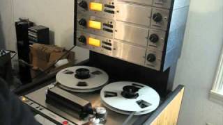 AMPEX AG440 AG440C analog tape recorder [upl. by Hightower]