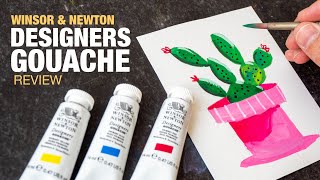 Review Winsor amp Newton Designers Gouache [upl. by Rimma]