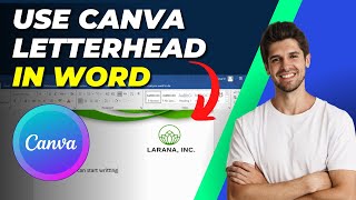 How To Use Canva Letterhead in Word  StepbyStep Guide [upl. by Weatherby]