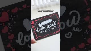 😭 Lưu Ý Khi DIY Thẻ Cào Ẩn Giấu Thông Điệp Valentine shorts diy valentine [upl. by Daahsar]