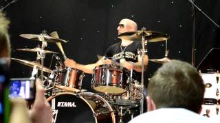 Kenny Aronoff Drum Clinic solo [upl. by Neerac]