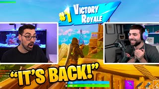 OG Fortnite is BACK  Watching Throwback Tourney [upl. by Ellenhoj]