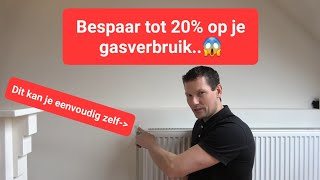 Hoe kan je een gewone radiatorknop waterzijdig inregelen👍🏻 [upl. by Bywaters]