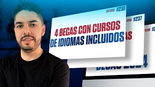 4 Becas con curso de idiomas incluidos  Omar Llerena [upl. by Arathorn]