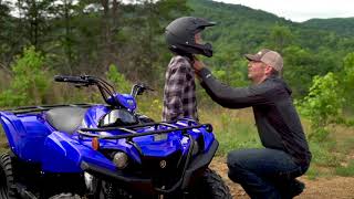 AllNew 2019 Yamaha Grizzly 90 Kids ATV [upl. by Beeson323]