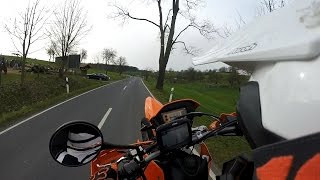 Supermoto Saisoneröffnung 2016 Yamaha xt 660x vs KTM 640 LC4 [upl. by Georgette558]