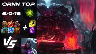 TOP Ornn vs Varus  EU Challenger Patch 1413 [upl. by Pompea]