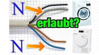 Zwei Neutralleiter in einer 5adrigen Leitung erlaubt  Proofwood [upl. by Aleac413]