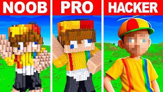 REAL JOHNNY Build Battle In Minecraft  NOOB VS PRO CHALLENGE [upl. by Annor21]