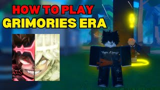 How To Play Roblox Grimoires Era  Beginners Tutorial [upl. by Alair240]