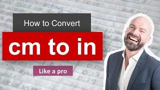 ✅ Convert Centimeter to Inch cm to in  Formula Example Convertion Factor [upl. by Elleivap648]