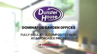 Transform Your Garden with the Dominator Composite Garden Office  Dunster House® [upl. by Maurilia]