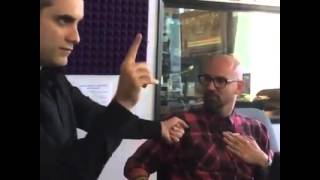 Illusionist Michael Grandinetti Surprises LA Radio DJs with CloseUp Magic [upl. by Danialah]