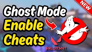 How to Enable cheats and ghost mode in Valorant 2024  Quick amp Easy [upl. by Burnsed661]