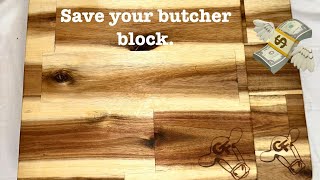 CHEAPEST  EASIEST WAY  Take Care of Butcher Block [upl. by Ruperta]