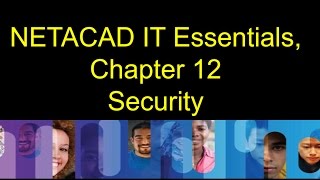 Cisco NETACAD IT Essentials Chapter 12 Security [upl. by Arem]