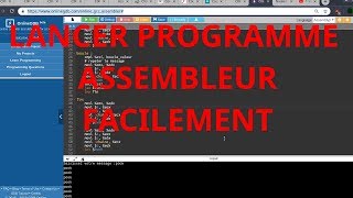 Compiler code assembleur rapidement en ligne [upl. by Yebba]