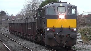 Irish Rail 071 Class Loco 088 on Tara Mines  Donabate Station Dublin [upl. by Grissom]