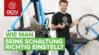 Wie man seine Schaltung richtig einstellt  Fahrrad Gangschaltung [upl. by Anaehr646]