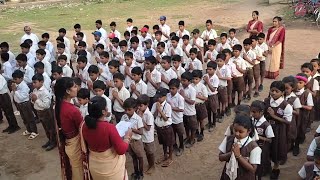 prathana subah savereschoolprathanasanskarshikshasarsvati Shishu mandir kaunDkerachild [upl. by Iadahs]