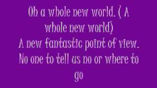 A Whole New World Nick and Jessica Lyrics [upl. by Tertius]