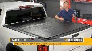 How to Install Gator EFX Hard Fold Tonneau Cover on a 2019 GMC Chevy 1500 [upl. by Ahsenom851]