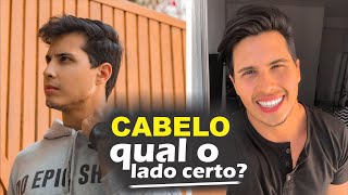 Qual o lado CERTO de pentear o CABELO MASCULINO [upl. by Ilam200]