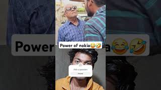 Power of nokia 🤣😅 funny comedy shortvideo trending [upl. by Rothschild]