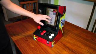 iCade iPad Arcade controller  cabinet Review [upl. by Enyaht]