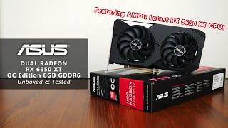 Unboxed amp Tested  ASUS Dual Radeon RX 6650 XT OC Edition 8GB GDDR6 [upl. by Llertnod]