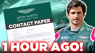 CONFIRMED Carlos Sainz Is JOINING Aston Martin [upl. by Astri]