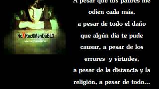 ♫ norecomendable  unilateral letras ♫ [upl. by Maynard]