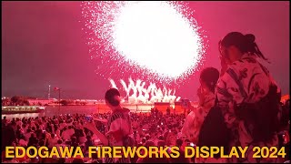 Edogawa HanabiFireworks Display August 24 2024 [upl. by Melony]