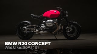 CLOSE LOOK — The new BMW Motorrad R 20 Concept [upl. by Anilorak]