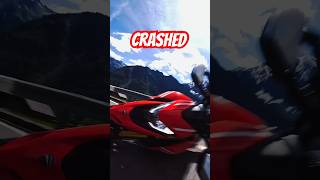 Hypermotard Crash in Swiss Mountains hypermotard [upl. by Kowtko874]