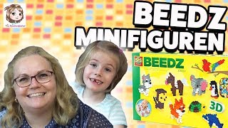 BEEDZ MINIFIGUREN DIY  Figuren aus Bügelperlen selber gestalten Unboxing Werbevideo [upl. by Eerehc714]